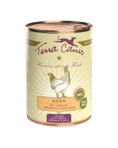 Terra Canis Menü Huhn mit Tomate, Amaranth und Basilikum - 400g
