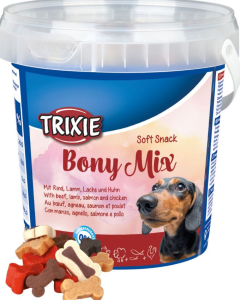Soft Snack Bony Mix mit Rind, Lamm, Lachs und Huhn
