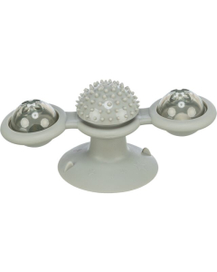 Trixie Katzentoilette Vico Open Top, mit Haube, blau/weiss