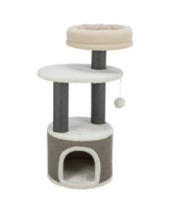 Trixie Kratzbaum Marco, 85cm, weiss-beige-grau