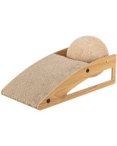 Trixie Katzentoilette Vico Open Top, mit Haube, blau/weiss
