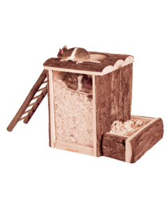 Trixie Spiel- und Buddelturm für Mäuse und Hamster