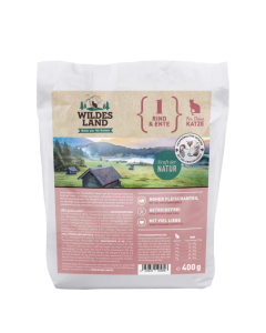 Wildes Land Adult Rind und Ente mit Gartengemüse 