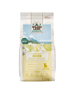 Wildes Land Classic Kitten Huhn - 1,2 kg