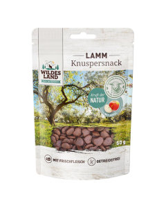 Wildes Land Feline Knuspersnack Lamm
