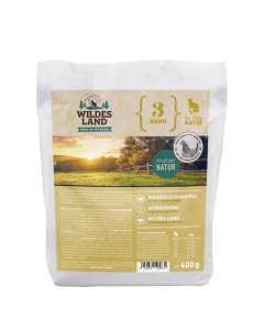 Wildes Land Adult Huhn mit Gartengemüse 