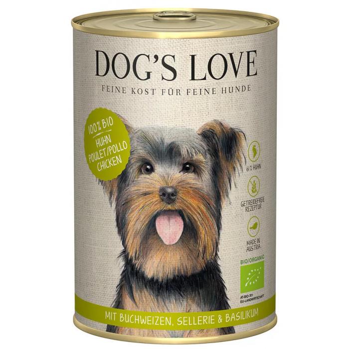 Dog’s-Love-Bio-Huhn-400g-Hundenassfutter-petcenter.ch