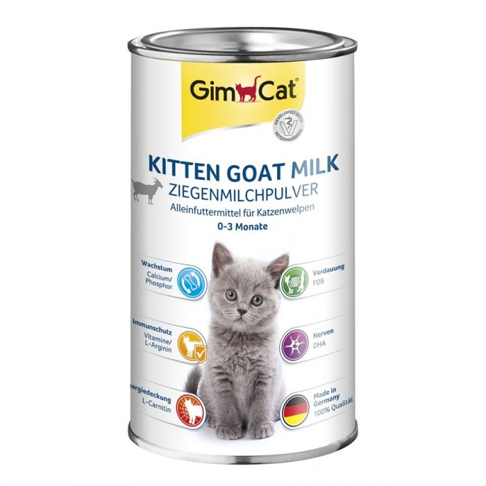 GimCat Ziegenmilchpulver für Katzen KITTEN - 200ml