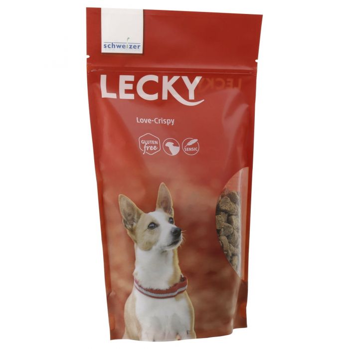 LECKY Love-Crispy - 4x300 g | Biskuits für Hunde