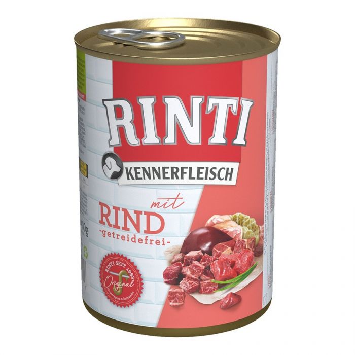 DE Rinti Kennerfleisch Nassfutter 24x400g | Diverse Sorten