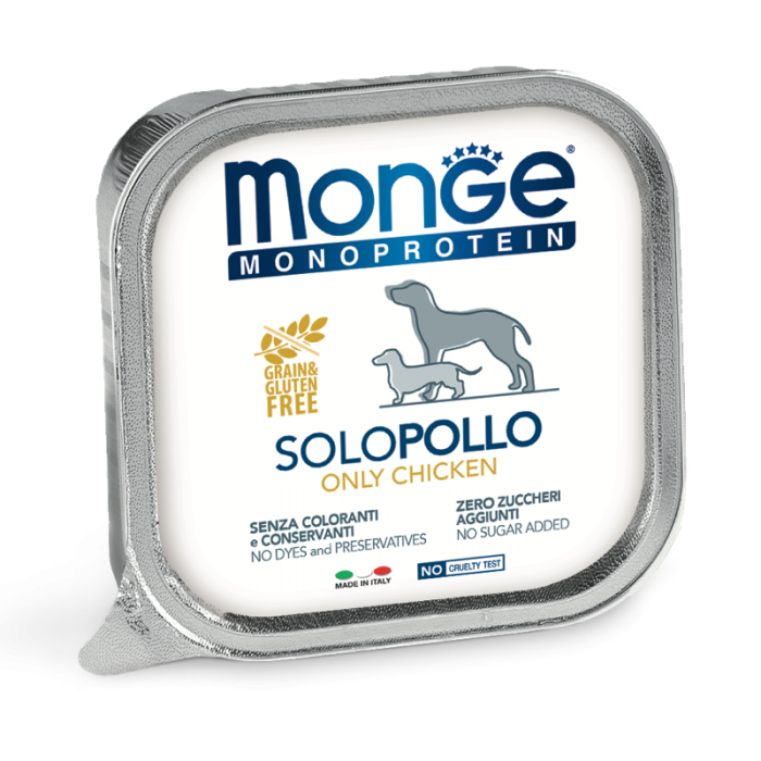 DE Monge Speciality Line Monoprotein Paté - Huhn, 24 x 150g | Hundefutter