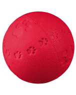 Spielball, Naturgummi, rot