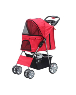 Pawise Hundewagen / Haustierbuggy, rot