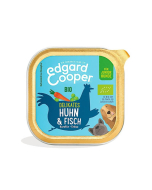 Edgard & Cooper Canine JUNIOR BIO Huhn+Fisch mit Karotte - 17x100g