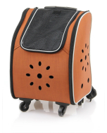 swisspet Hunde- + Katzentrolley-Rucksack "Kaduna" 33x31x49 cm