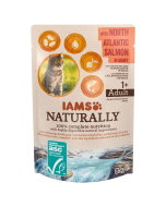 IAMS NATURALLY Adult, North Atlanic Salmon - 24x85g