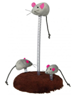 Mouse Family auf Spiralfedern