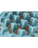 Slow Feeding Matte Pillars, ø 35 cm, blau | Hund-Futternapf
