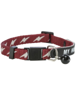 Trixie Katzenhalsband mit Adresslasche My Home, rot